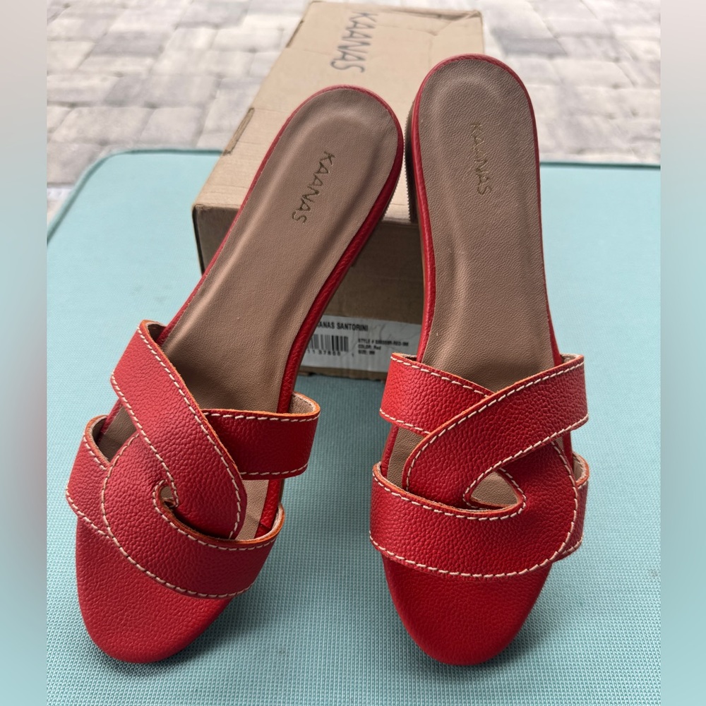 Kaanas Red Sandals